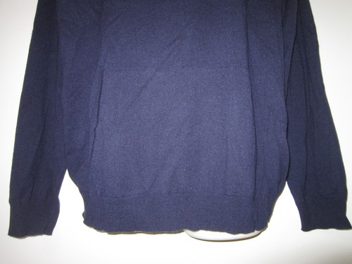 PETER MILLAR Crown Conway Wool Cashmere Popover Hoodie NAVy Blue Sz 2XL $325 - Picture 5 of 13