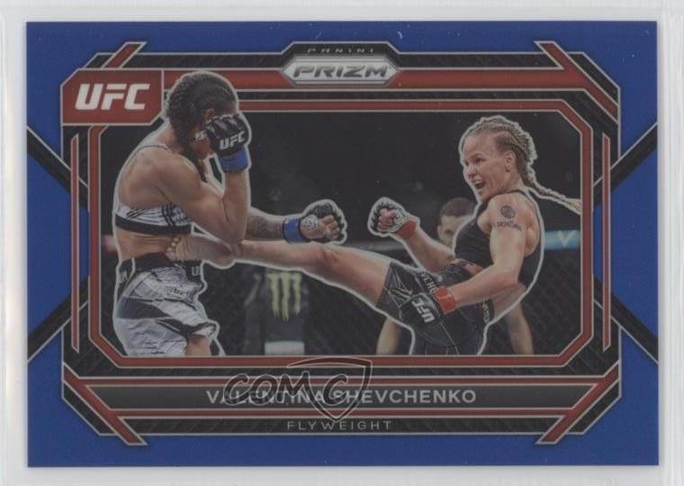 2023 Panini Prizm UFC Blue Prizm 13/175 Valentina Shevchenko #63 0s5