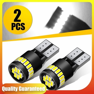 T10 LED License Plate Light Bulb 168 194 2825 Super Bright 6000K White