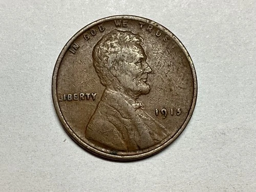 1915 P Lincoln Wheat Cent Good Details #1