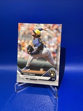 2025 Topps Now Freddy Peralta #OD-222 Road to Opening Day Milwaukee Brewers