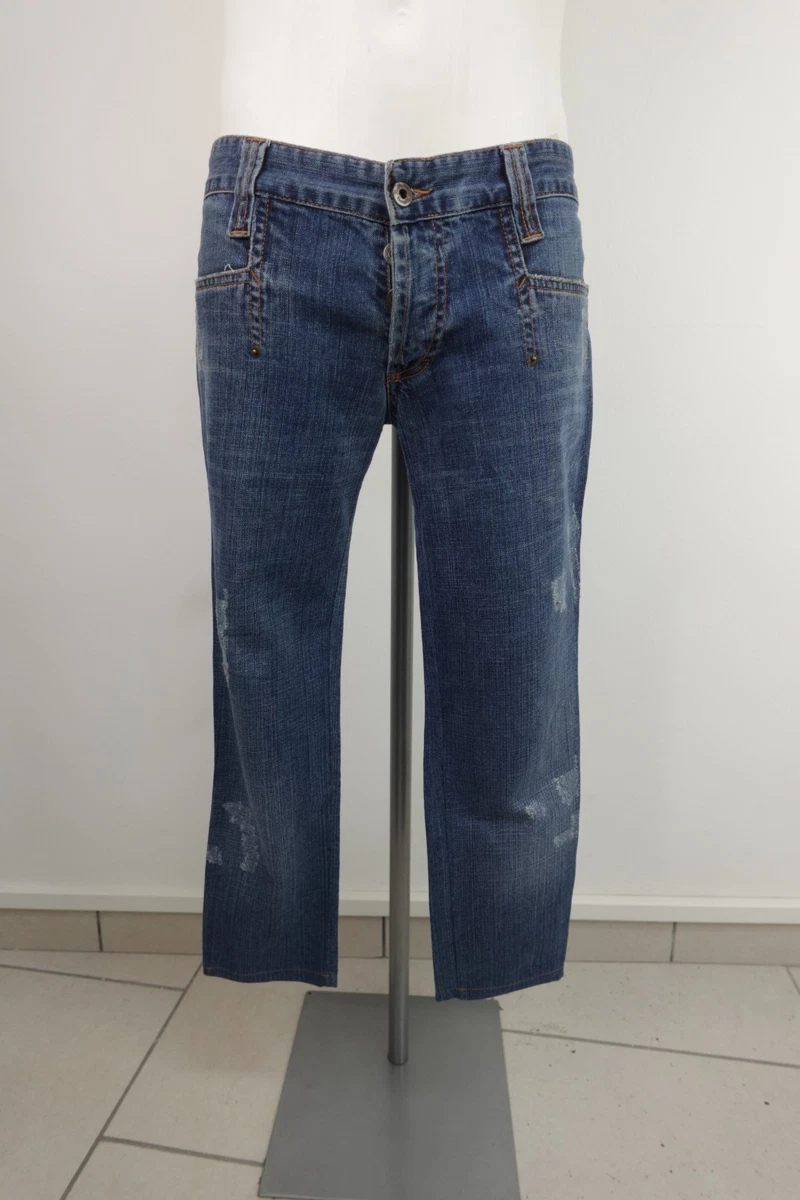 25+ Dolce&Gabbana Women's Denim Blue Pants for Men for sale
