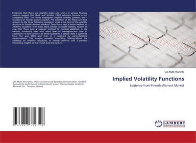 Veli-Matti Ahoranta | Implied Volatility Functions | Taschenbuch | Englisch