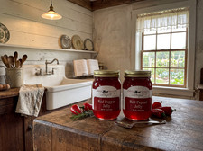 Amish Red Hot Pepper Jelly Non GMO All Natura...