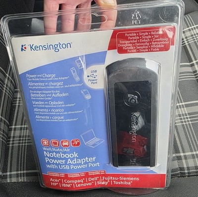 Kensington Notebook Netzteil & USB Power Port Universal Neu in OVP