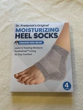 Dr. FrederickS Original Moisturizing Heel Socks Cracked Heel Treatment 2 Pair