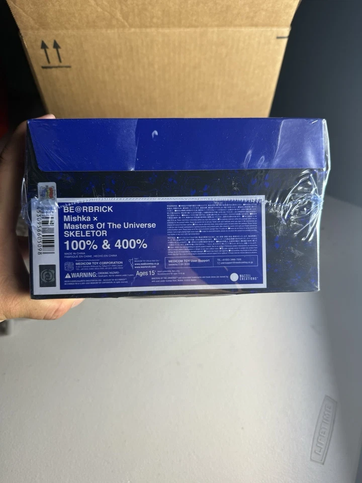 Комплект Masters of the Universe Skeletor & He-man BE@RBRICK - Изображение 2 из 4