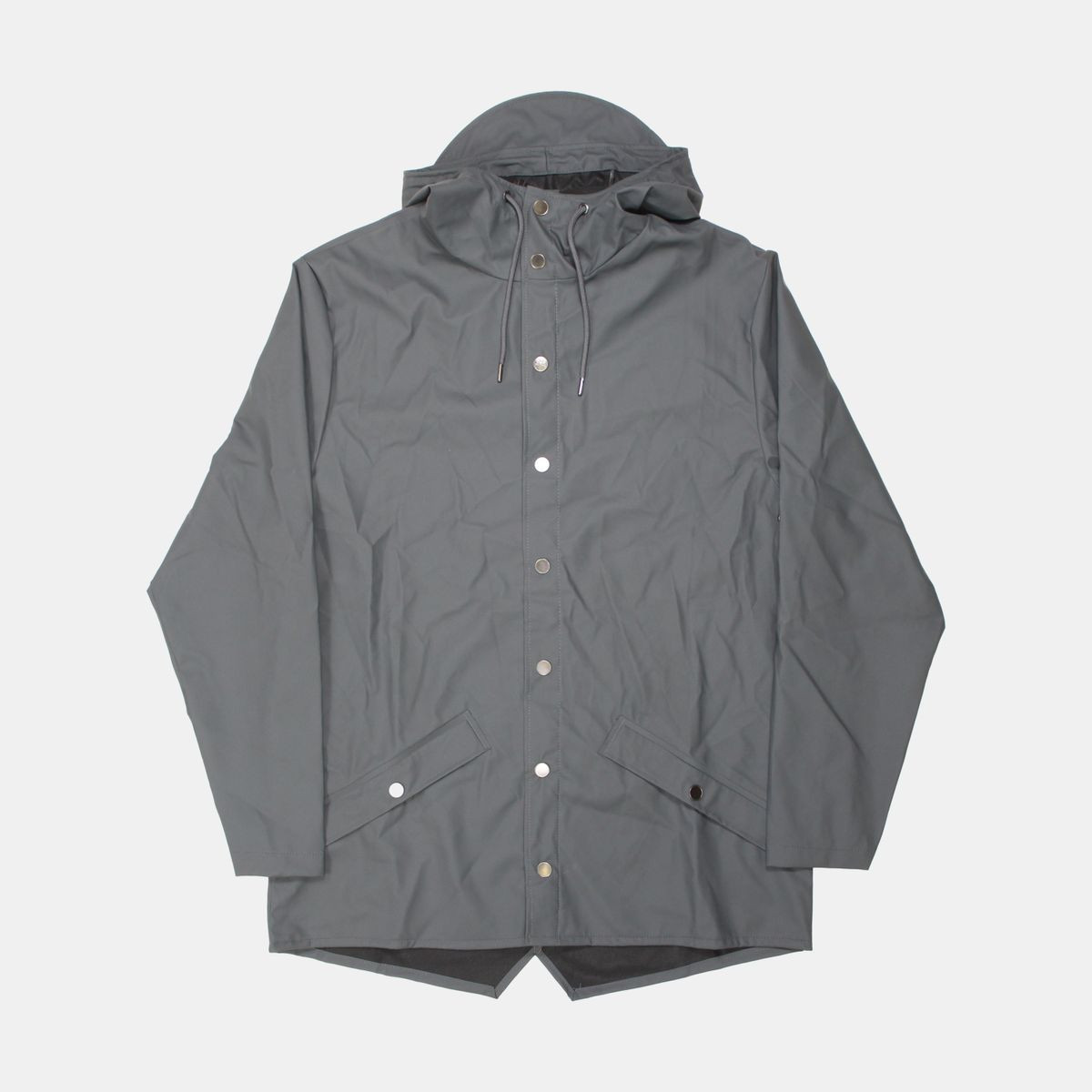 Rains Jacket / Size S / Mid-Length / Mens / Grey / Polyurethane