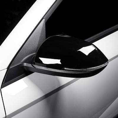1 Paar Schwarz Spiegelkappen Blende Für Hyundai Kona SX2 Außenspiegel Gehäuse