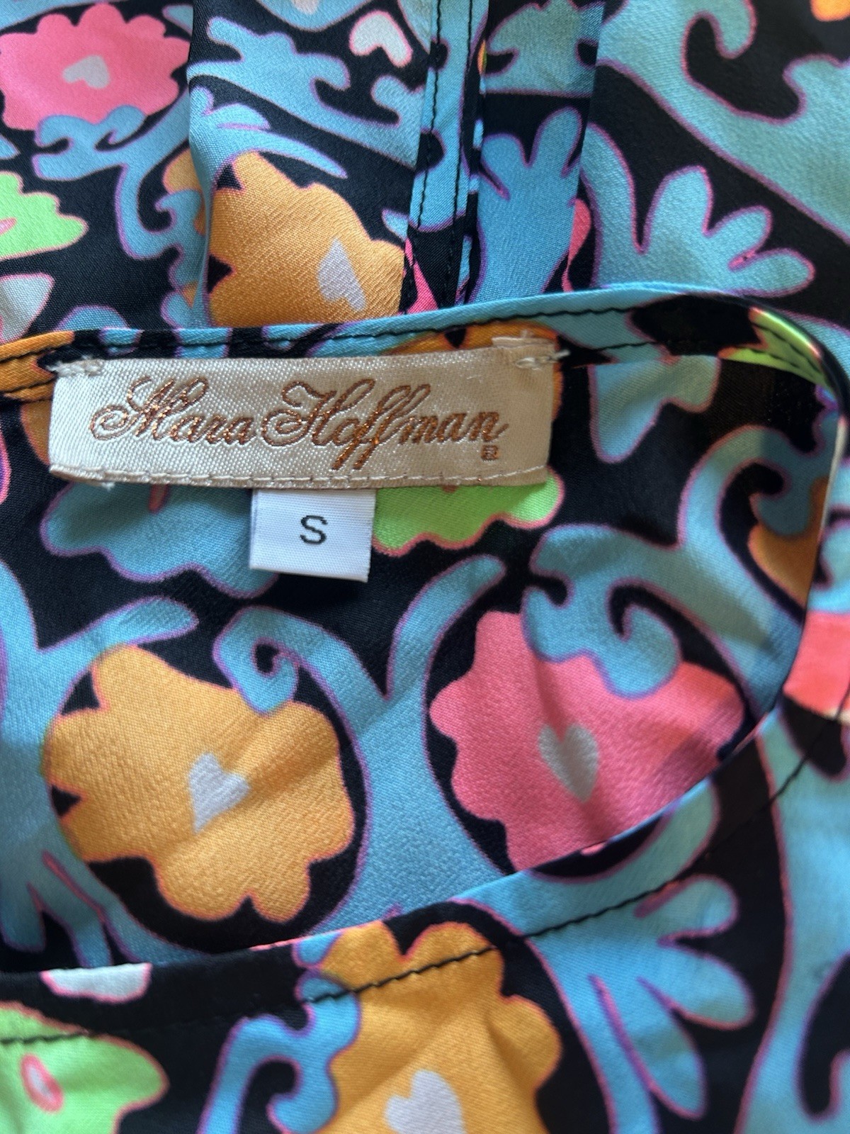 Mara Hoffman Rainbow Suzani Split Back Shirt Wome… - image 8