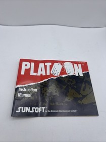 oval seal Platoon complete in box nintendo nes poster movie film factory nr-MINT