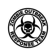 Zombie Outbreak Response Team Sticker Decal Die Cut