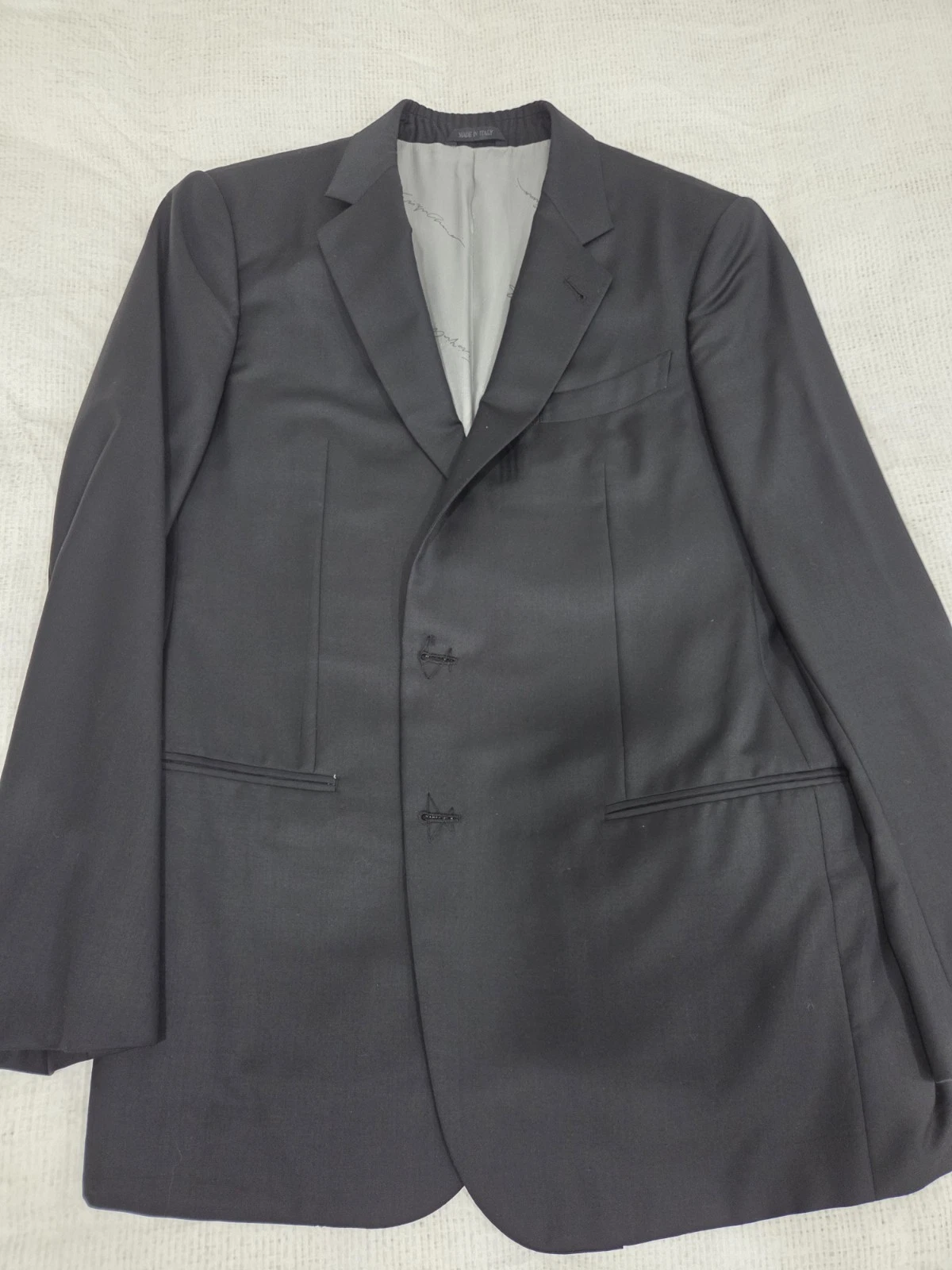 Giorgio Armani — Giorgio Armani Black Label Wool & Cashmere Suit Jacket Blazer Sports Coat IT 54