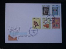 KOSOVO - Ersttagsbrief Mi-Nr. 6-10, Freimarken - Frieden im Kosovo, M€ 12,00