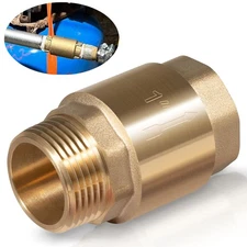 Brass Check valve w/ Backflow Prevention, 1 inch One-Way Check Valve SP0465X-100
