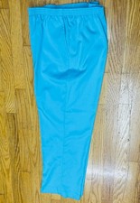 Alfred Dunner Women's Blue Size 12 S Classic Fit Elastic Waist Pants Pockets NEW