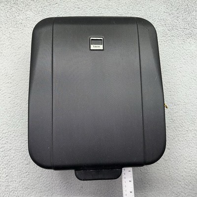 Lucas Luggage Hard Shell Under Seat Black Lightweight Carry On Bag 15 x14 x7 