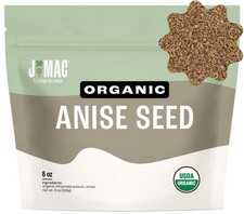 Organic Anise Seeds whole aniseed 8 Ounce Pack of 1 