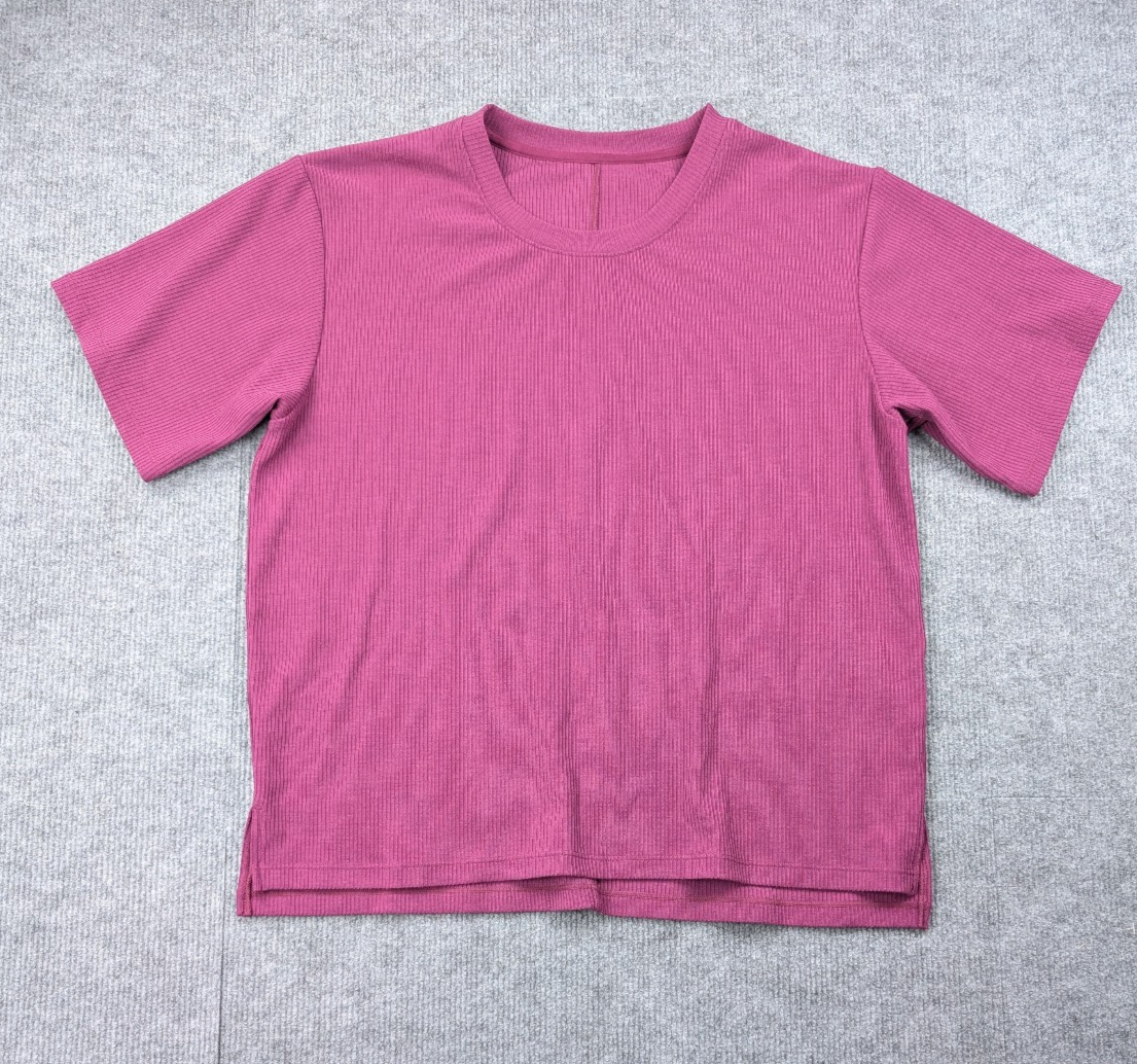 Woolx Delia Shirt Womens Large Ribbed Merino Wool Outdoors Hiking Layer Athletic