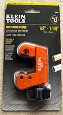 New Factory Sealed Klein Tools 50047 Mini Tubing Cutter – Pipe Cutter, 1/8"–1-1/