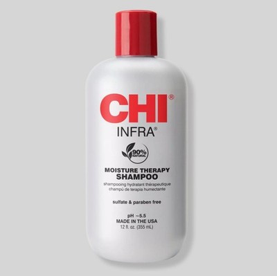 CHI Infra Shampoo, Gently Cleanses Scalp & Hair, Hydrating & Nourishing 12 oz