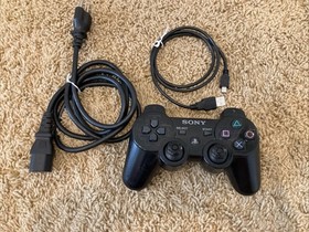 PlayStation 3 System PS3 Fat Console Bundle Cords + Games + Controller Tested!