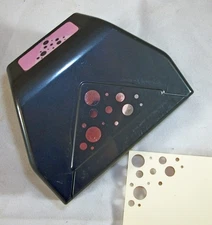EK Success Corner Craft Paper Punch - Bubbles and Dots  - 1-5/8"