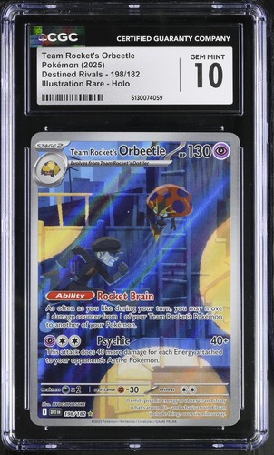 Team Rocket's Orbeetle graded CGC 10 for sale on eBay