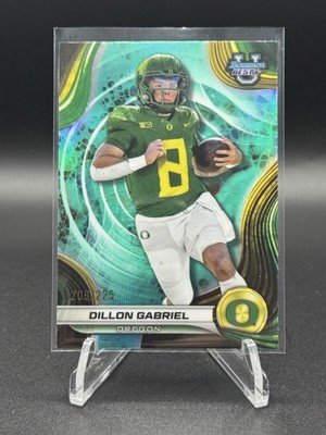 2024 Bowman's Best University - Dillon Gabriel #1 Aqua Refractor /225 (RC)