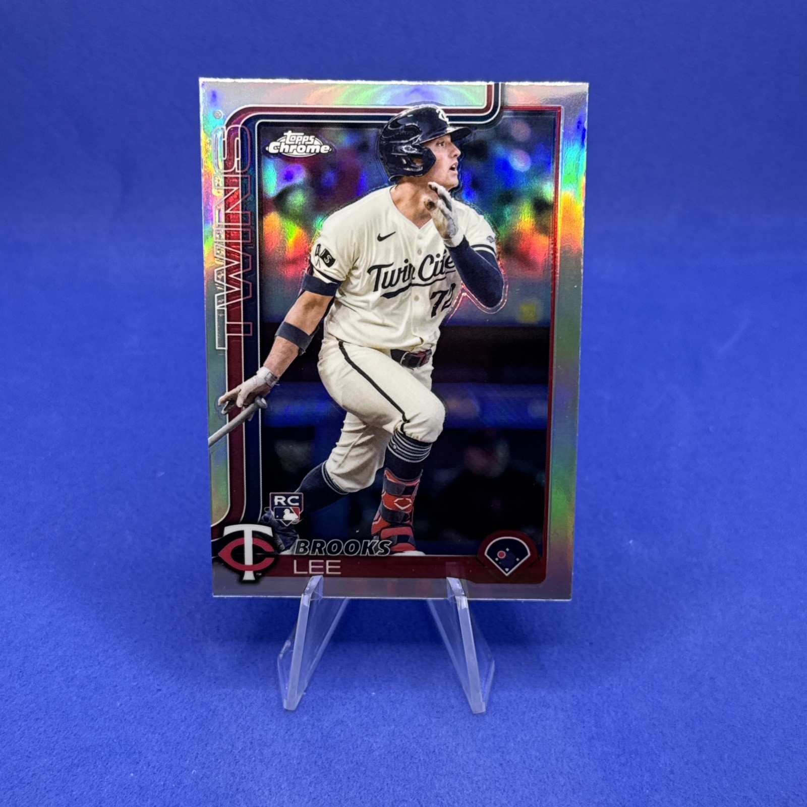2025 Topps Chrome Brooks Lee Rookie Refractor #234 - Twins