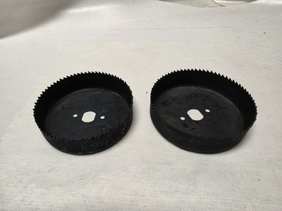 2 Pcs. Eazypower 4'' Hole Saw, Carbon Steel Heat Treated Hole Saw