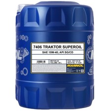 20 LITER 15W-40 MANNOL TRAKTOR SUPEROIL MOTORÖL FÜR ÄLTERE FAHRZEUGE API SG CD