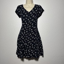 Band Of Gypsies Dress Womens S Floral Button Prairie Cottage Hippie Corset