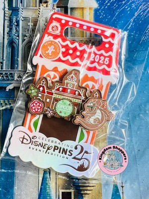 2025 Disney Parks Epcot Christmas Gingerbread Holiday Figment LE
