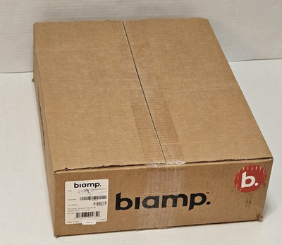 New Biamp TesiraFORTE VT Digital Audio Server Fixed I/O DSP Signal Processor USA