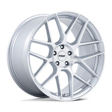 18x10.5 Tsw Wheels Tw002 Lasarthe Gloss Silver Machined Rims 5x112 Et35 1pc