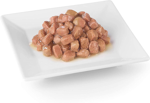Natural Trainer Sterilised Adult Cibo Umido per Gatti Con Manzo E Fibra Di Pisel - Foto 6 di 12