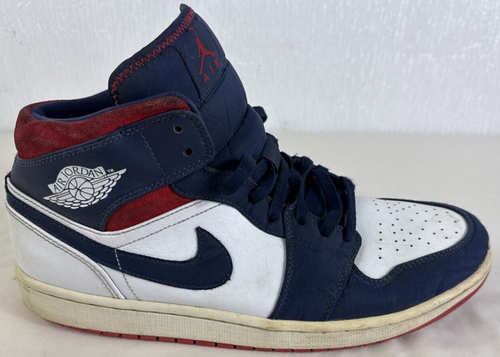 NIKE AIR JORDAN 1 Mid SE USA Olympic 2020 Mens Size 11.5 - Picture 9 of 21