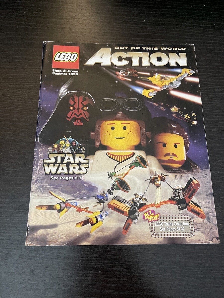 Vintage 90s Lego Catalog Star Wars Cover Summer 1999