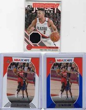 2020-21 CJ McCOLLUM Set including Donruss Basketball Jersey Series #JS-CJM
