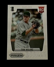 2012 Panini Prizm Baseball #163 Tom Milone RC Rookie (A's) MINT