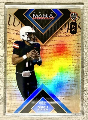 2024 Wild Card Auto Mania Noah Fifita Holo-Declaration Independence Foil #2/2