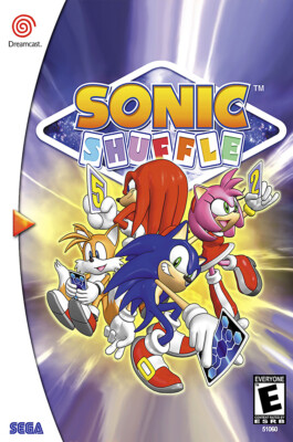 Sonic Shuffle Sega DreamCast BOX ART Premium POSTER MADE IN USA
