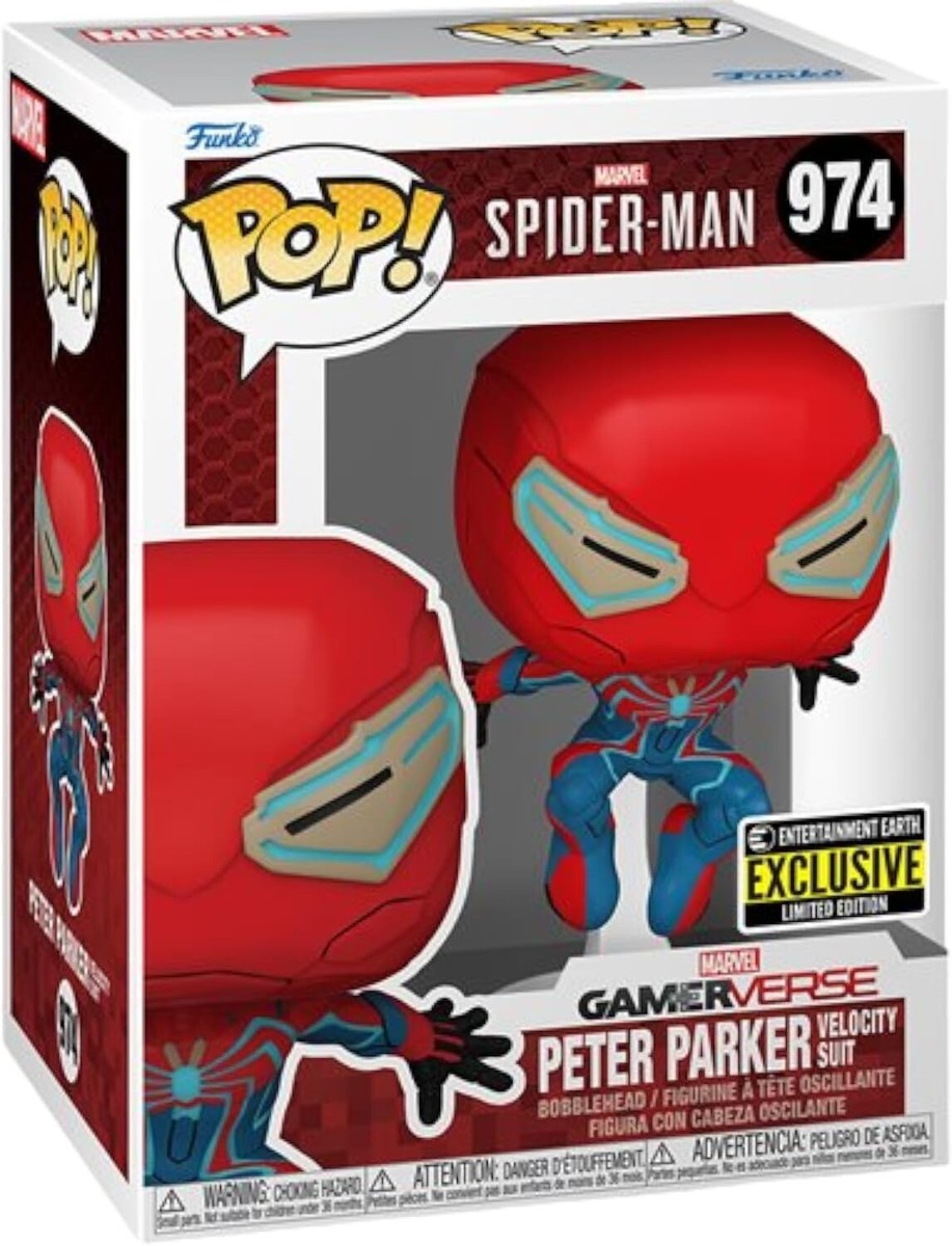 Funko Pop! Spider-Man 2 Peter Parker Velocity Suit Funko Pop! #974