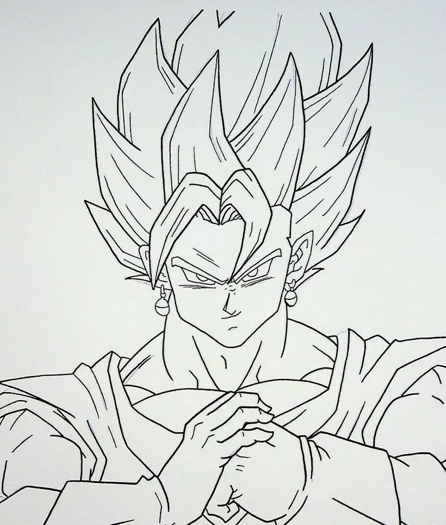 How to Draw Goku Super Saiyan from Dragon Ball Z (Dragon Ball Z