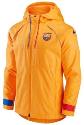 New NIKE FC BARCELONA ALL WEATHER JACKET DH7831-836 Full Zip