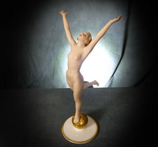 LOVELY RARE HUTCHENREUTHER SLEB PORCELAIN FIGURINE - SUNCHILD by KARL TUTTER 