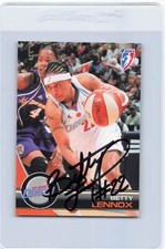 2008 Rittenhouse WNBA #22 Betty Lennox Dream Signed Auto *J9328