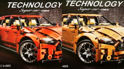 TGL ASTON MARTIN DBX | 1:8 opt. RC Klemmbausteine Bauset 3.145 Teile NEU & OVP