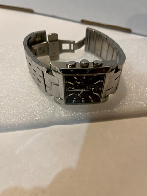 Versace FLC99 Swiss Chronograph with Rare SS Extra Wide Greek Key